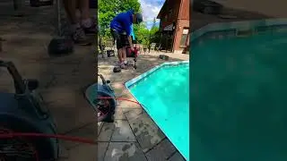 Pool plumbing leak mystery solved by #aquapatch #shorts #shortsfeed #poolleak #leakdetection