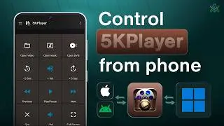 5KPlayer Remote Control Widget for PC | Keyboard Extension