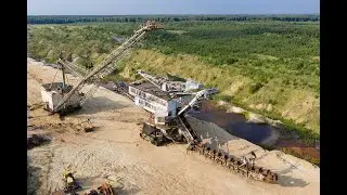 Лопатинский карьер №12 |Последний в России абзетцер | Absetzer aerial