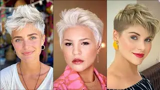 Silver Undercut Pixie Haircuts for women over 60 | Pinterest Pixie Cuts | Boy Cut For Girls Haircut