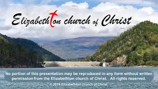 Elizabethton church of Christ Sunday AM 12-6-20 Eddy Craft