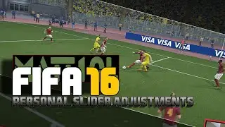 FIFA 16 Sliders - Personal Slider Adjustments