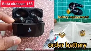 Boat airdopes 163 battery replacement॥TH24