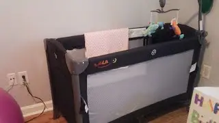 Lalaho baby playpen with changing table & bassinet tour
