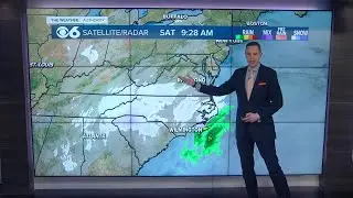 Coastal winter storm is 'fighting a lot of dry air' (9:25 a.m. Update)
