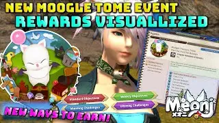 FFXIV: NEW Moogle Tome Event! - Rewards Visuallized & Details!