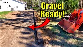 Building a New Gravel Driveway with a Compact Tractor