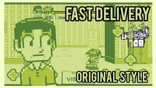 FNF Fast delivery original style Vs Gorefield Gameboy'd