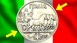 MOST VALUABLE RARE 20 ITALIAN LIRA COINS - numismatics