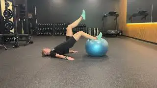 SL Hamstring Curl on Stability Ball