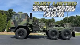 Military Truck For Sale: 2003 Stewart & Stevenson M1088A1 5 Ton 6x6 Semi Tractor!
