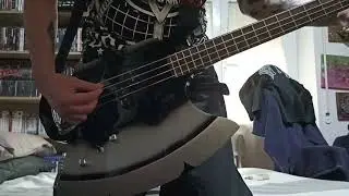 Kiss - Heaven's On Fire - Bass Riff #axe #bass #kiss #genesimmons #music #youtube