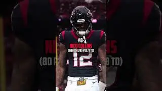 The Top 10 Wide Receivers Of The 2023 Season #shorts