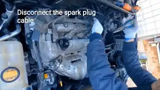Replace spark plugs for Toyota rav4 2010.