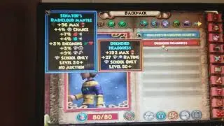 Wizard101: Level 50 Storm gear set up and Deck set up