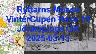 Ryttarns Mosse  VinterCupen Race 19  J&ouml;nk&ouml;pings OK