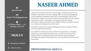 Accountant Resume Template | Accountant CV Format | MS Word Free Download | resumecvtemplates.com