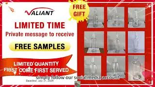 FREE GLASS BOTTLES SAMPLES - LIMITED OFFER #valiant #glass