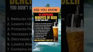 Health benefits of beer. #shorts