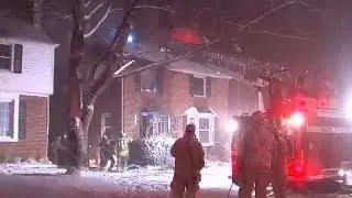Raw: Cleveland Heights fire