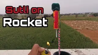 Sutli on rocket top awesome experiment with sutli and rocket