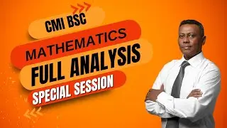 CMI BSc Entrance Exam Question 10 Solution 2025 #CMI #BSc #EntranceExam #Mathematics #Preparation