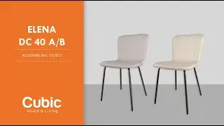 TUTORIAL PERAKITAN MEJA MAKAN ELENA DC 40 A & B | DINING CHAIR