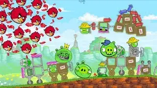 Angry Birds - INTERESTING EGG DEFENDER MAD BIRDS VS PIGGIES INVENTIONS!