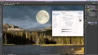 Adding a Moon to your Landscape using Photoshop Blending Options