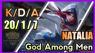 NATALIA WORLD RANK GOD AMONG MEN GAMEPLAY |MOBILE LEGEND|