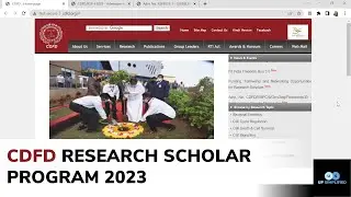 CDFD Research Scholar Program 2023
