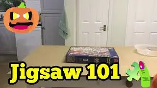 Mattys time lapse puzzles jigsaw 101 isolation day 230. 22/10/2020 happy Halloween and a 3000 jigsaw