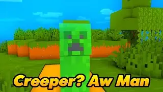 Creeper? Aw Man. (Steve and alex life Minecraft Animation)