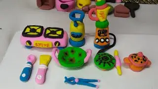 Amazing Technique Make Kitchen Set With✨🥣🍚🥛🍴🥄Polymer Clay | Kitchen Set From Clay Ideas#clayart #diy