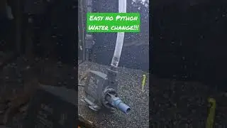 Простая замена воды в аквариуме - БЕЗ ПИТОНОВ!!