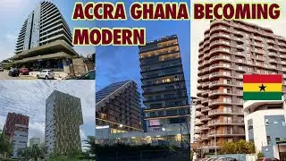 Building the new Accra, Magnificent Tall Buildings Changing the skyline of Accra 🇬🇭 #ghana #accra