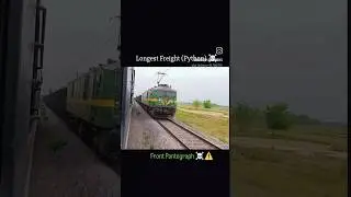 India's longest Freight Python ☠️ #train #trainandrailyardsimulatornewupdate front panto