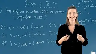 &Icirc;mpărțirea cu restul diferit de zero. &Icirc;mpărțirea cu rest - Matematica - Clasa IV-a