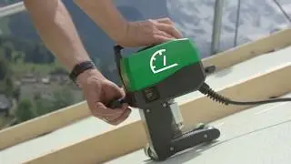 Leister UNIDRIVE 500: Nowa zgrzewarka p&oacute;łautomatyczna do folii dachowych