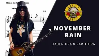 November Rain | Guns N' Roses -Tablatura & Partitura - Fingerstyle/Chord Melody