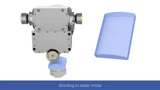 Satisloh SPM-200_ Grinding of an A-cylinder in raster mode