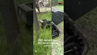 best quality tank crawler remote controlled lawn mower made in China