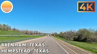 Brenham, Texas to Hempstead, Texas! Drive with me!