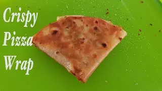Tik Tok Trending Wrap-Crispy Pizza Wrap From Leftover Roti-Healthy Snacks For Kids-10 Minutes Recipe