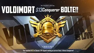 CONQUEROR BOLTEEEEEE! | PUBG MOBILE LIVE | #pubgmobile #voldiarmy
