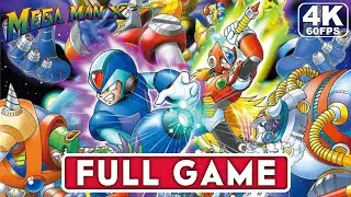 MEGA MAN X3 Gameplay Walkthrough FULL GAME 100% (4K 60FPS SEGA SATURN/PLAYSTATION) - No Commentary