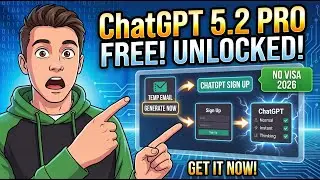 🔓 UNLOCK ChatGPT 5.2 Pro For FREE! (No Credit Card Required 2026)