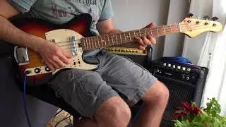 Jedson Telecaster Bass 1969 75 Sunburst 1