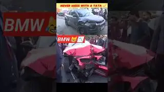 Tata Punch vs BMW Z4: Delhi Crash Shows Tata's Tough Build! #tatapunchcrash #bmwz4crash