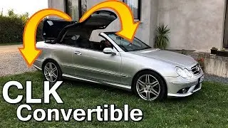 Как открыть и закрыть мягкий верх на Mercedes-Benz CLK? (Кабриолет)